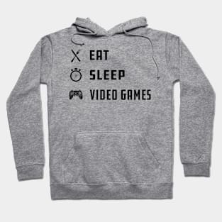 Video Gamer - Eat Sleep Video Games Hoodie